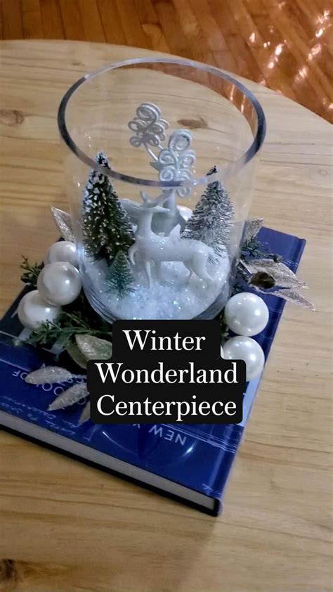 diy winter wonderland centerpieces|More.